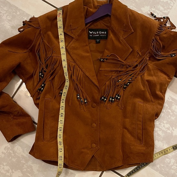 Western Wilson Vintage Fringe Leather Jacket - Picture 9 of 9